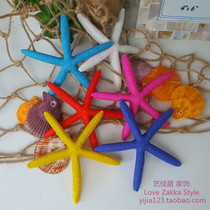 Special price new yellow steamed buns little overlord resin five fingers starfish 6 color creative home furnishings wall decoration wall hanging