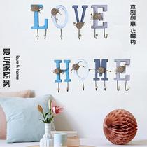 Home hook Decorative entrance American creative key hanging storage rack Home wall wall hanging hanger clothes hook