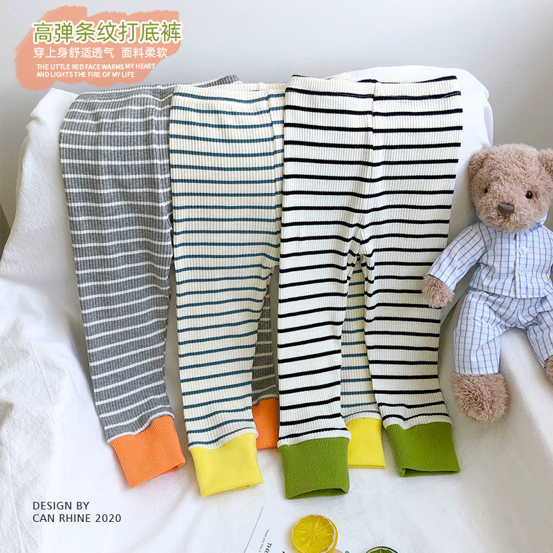 Children's clothing Girls ' pants Spring and Autumn children's Korean version of the wild wear pants Female baby Korean version of the casual inner pants