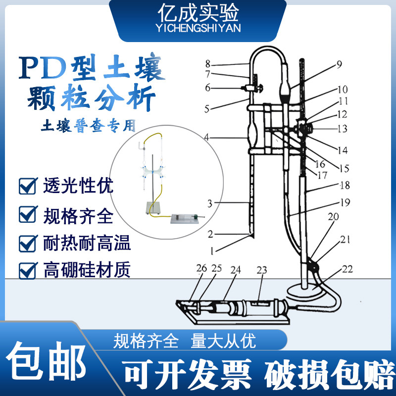 PD型颗粒分析特种自控三次土壤普查  PD型颗粒分析特种自控吸液
