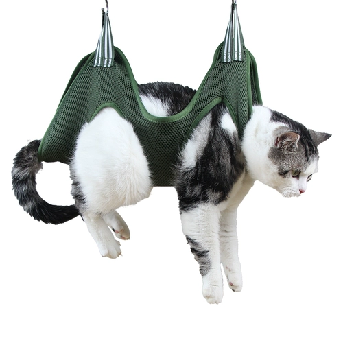 Смыть кошачьи сумки подвеска кошка для купания, нарезать ногти, царапать инъекцию домашних животных