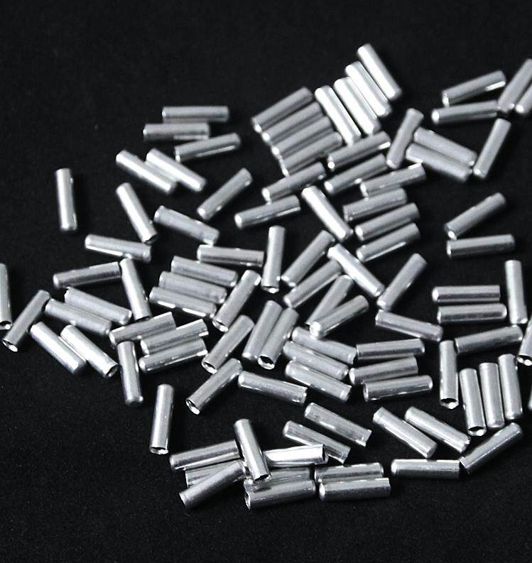 Special price variable-speed line brake wire core pipe cap wire core cap wire tail cap prevents wire core open fork silver color one price-Taobao