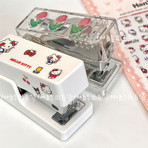 Able King source the same kind of transparent stapler ins high face value creative storage Divine Instrumental stapler cute little swing piece