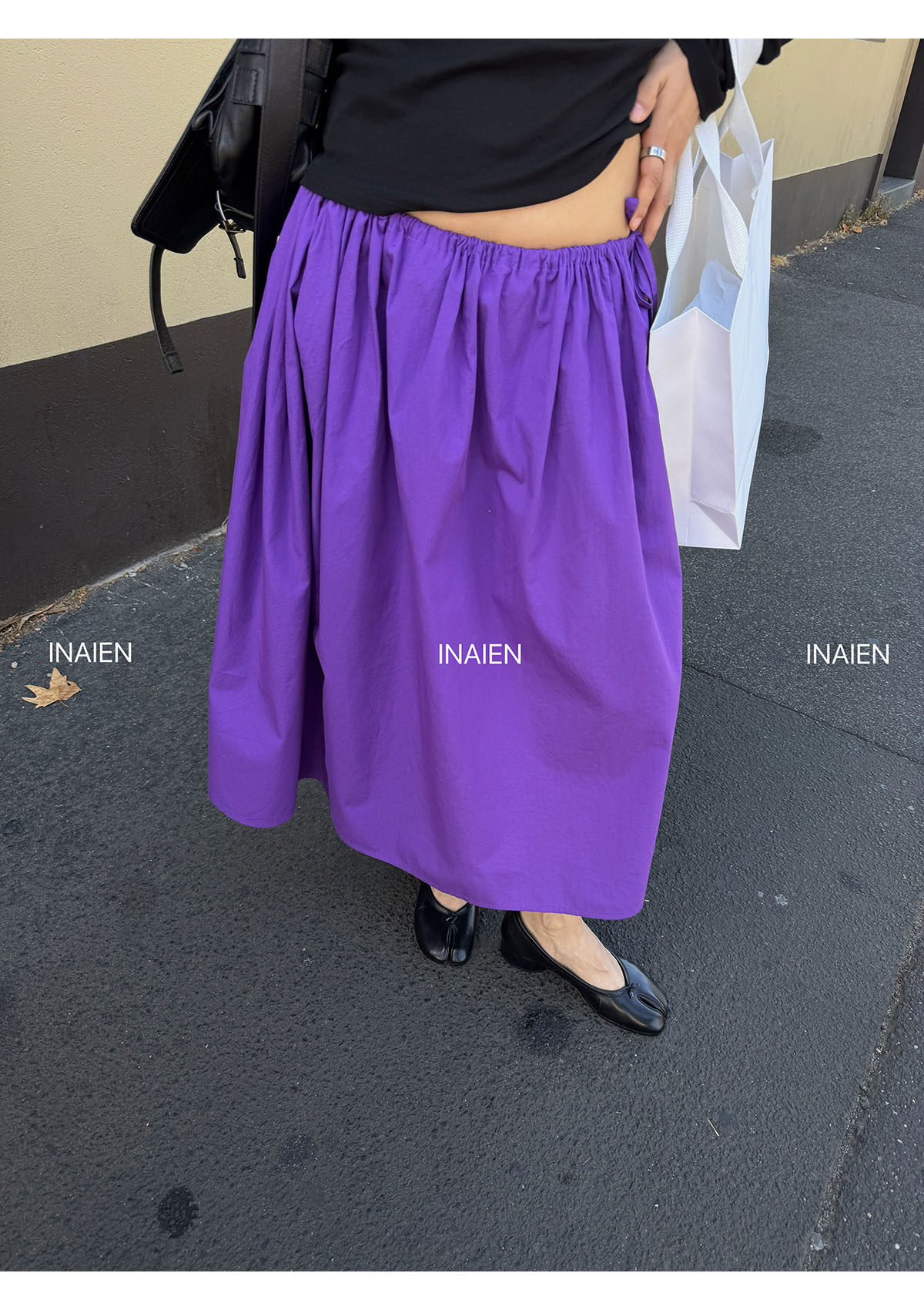 INAIEN笑笑家 "Вальс" уникальная красивая полуюбка скрывающая недостатки фигуры на весну 2026