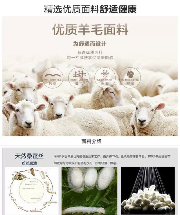 Chính hãng 2018 thu đông trung thu quần dài nam trung niên len miễn phí nóng lỏng thẳng kinh doanh thường xuyên phù hợp với cha quần tây nam ống suông
