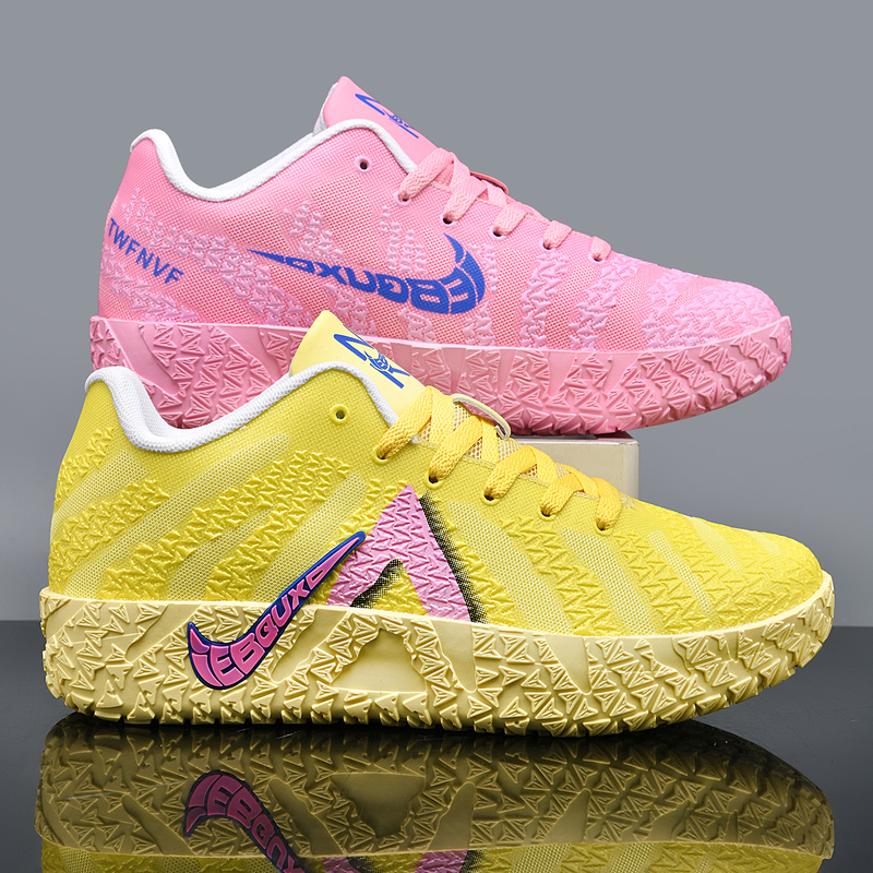 Morant Third-Generation Basketball Shoes for Children, Ja3 Small Size, Two-Tone Sneakers for Students, Lightweight, Cushioning, Practical, Friction Makes a Sound