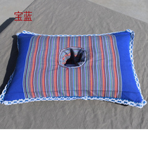 Ear-pillow with hole-in-ear cloth cover Old and old coarse cloth pure cotton with inner cover with zipper self-filling postoperative special