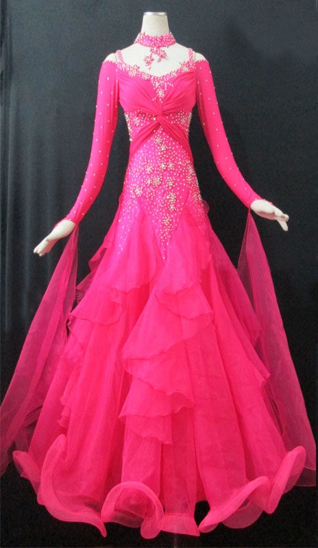 New hot sale Morden dance dress rehearse for colorful drills Waltz National Peuts Friendship Dance Competition Costume Adults women-Taobao