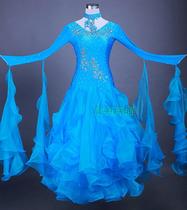 Waltz dress dress womens custom-made modern performance dress modern dance dress national standard dance friendship