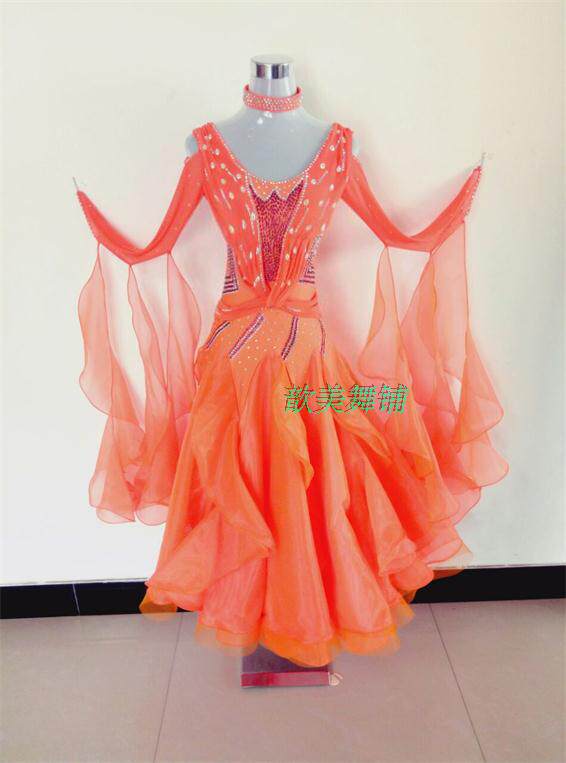 National Benchmark Dance Dress New Morden Performance Competition Dance Wear Morden Waltz Dance Dress New-Taobao