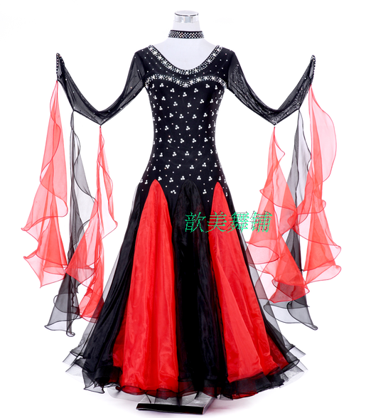 Upscale new Morden dance dresses dress up race dress national standard Dancing dress Morden perform YW4209 hot sell