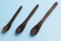  Horn medicine spoon 3*1 horn spoon Horn medicine spoon Horn spoon Natural horn three packs