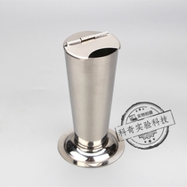 Stainless steel tweezers barrel with cover inverted cone bubble tweezers (large medium and small) tweezers barrel