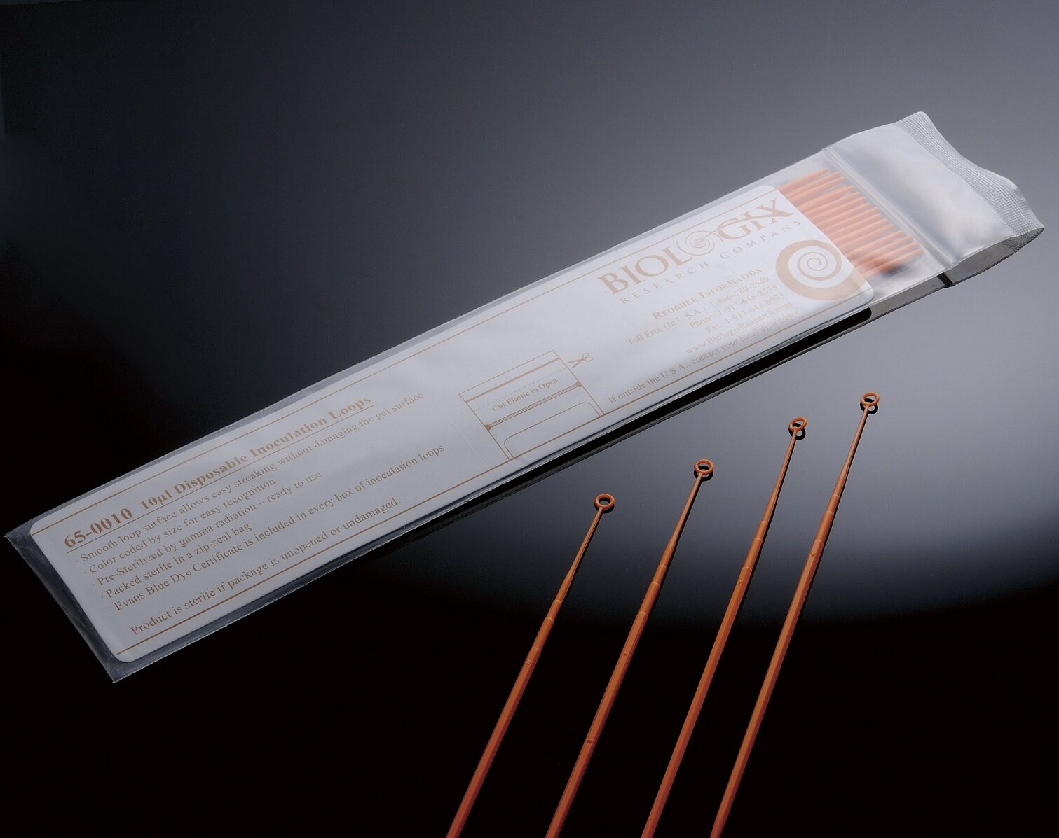 10ul cell inoculation ring 25 bags disposable plastic inoculation ring sterilization American Baroque