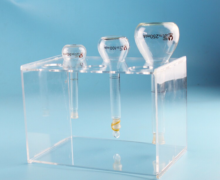 倒置容量瓶架 亚克力沥水架1/2/3/5/10/25/50/100/250/500ml1L2L