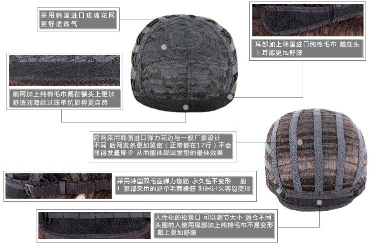 Perruque OTHER   cheveux raides Court - Ref 2609109 Image 10