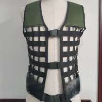 06 backhand drawing drawing hollow high-strength fabric tactical vest carrying equipment outdoor training vest water bottle bag bullet bag