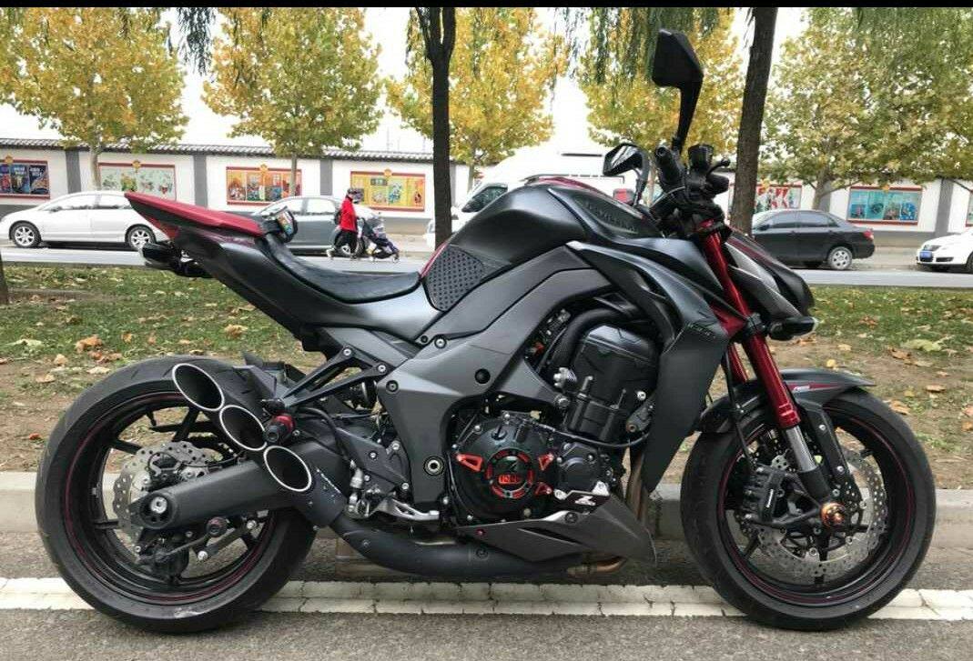 Suitable for 10-17 Kawasaki Z1000 modified exhaust pipe TOCE exhaust pipe fried street exhaust laser mark