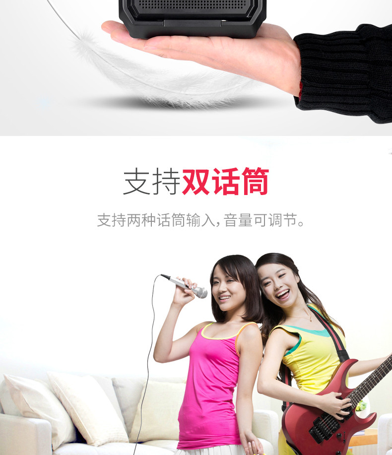 máy nghe nhạc benjie Dai Le Small Portable Loa ngoài trời Square Dance Di động Old Man Radio Walkman MP3 Loa Bluetooth - Máy nghe nhạc mp3 	máy nghe nhạc ipod classic