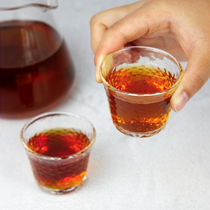 CAFE RHYME Japan-style Hammer Grain Cup heat resistant glass cups Drinking tea Coffee implements Suit Commercial Tea Cup Pure Color Cup