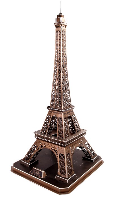 Small Eiffel Tower 3D Solid Jigsaw Puzzle Assembly Model Christmas Gift Famous Building Puzzle Gift Promotion