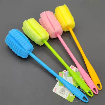 Household sponge bottle brush sponge Cup brush sponge cup milk bottle brush sponge kettle brush kitchen brush