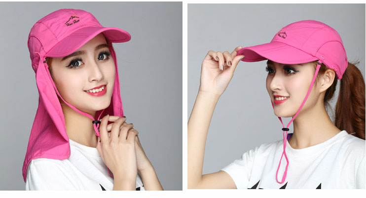 Ngoài trời dù để che nắng nhanh chóng làm khô cap chống uv bãi biển bìa mặt hat nam giới và phụ nữ chống bụi kem chống nắng thể thao cưỡi hat nón xe đạp thể thao