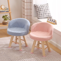 Small stool home backrest low stool fabric bench Net red creative living room sofa stool shoe stool childrens small bench