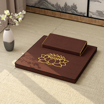 Cushion meditation mat futon worshipping mat Meditation meditation mat home folding thickened fabric coconut palm kneeling mat