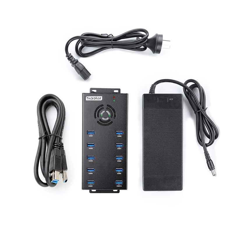 Xipulai industrial grade 10 port A-423 computer USB extension cable A-400 mobile phone tablet brush charging HUB