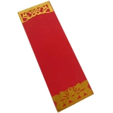 Храм поклоняется двойной слойной табличке бумажной рукава красная благодарная желтая лотос