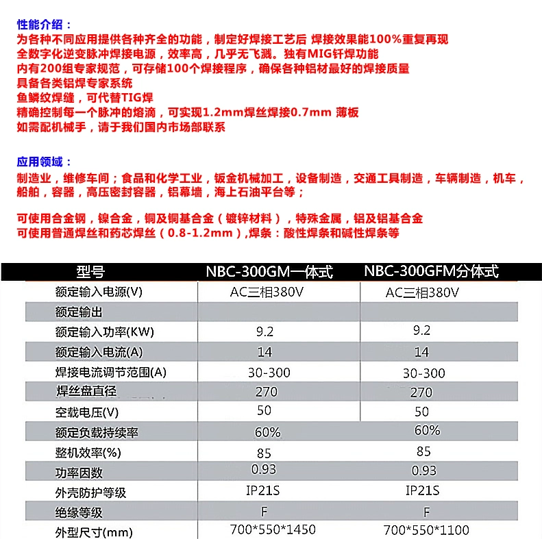 Máy hàn nhôm xung đôi Dongsheng NBC-300GFM Máy hàn hai/được bảo vệ bằng khí Máy hàn điện đa chức năng Máy hàn hồ quang argon nhôm máy hàn inox không dùng khí hàn tig