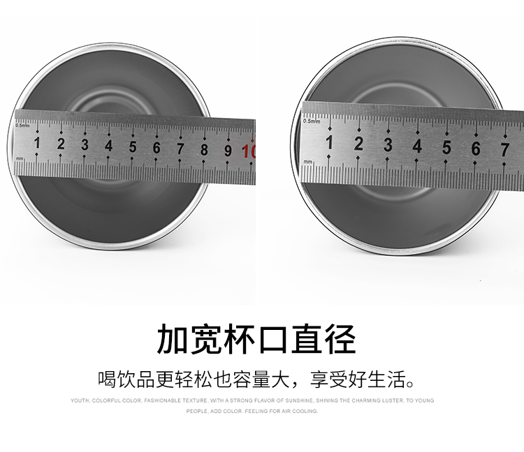 Thép không gỉ 304 tay ly thủy tinh cốc cốc sữa cốc uống cốc uống nước cốc văn phòng chống vỡ cốc - Tách cốc giữ nhiệt lock and lock