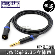 CANARE cable customization 6 5 in-line to XLR male microphone three-core TRS balanced Canon audio cable XLR