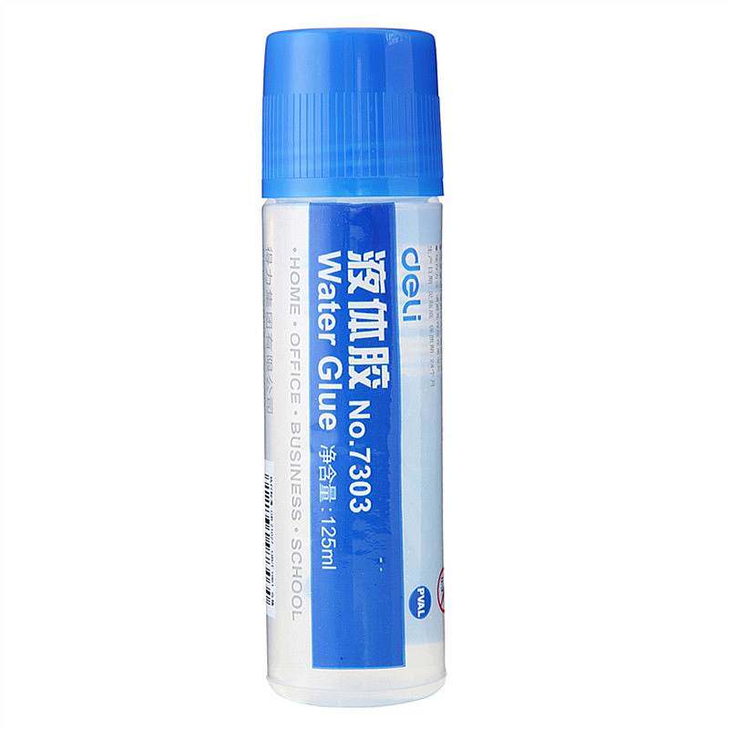 得力7303液体胶水 125ml胶水 得力液体胶水 办公文具