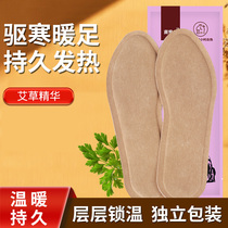 Self-warming foot patch Wormwood ginger fever insole heating warm foot patch for men and women winter cold-proof feet warm to walk