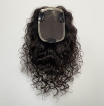 Summer ultra-breathable inner net wool roll single-layer net Cool real hair replacement film middle-aged and elderly real hair Silk