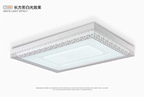 Chongqing main city Bishan bag installation rectangular living room lamp modern simple LED ceiling lamp iron lamp