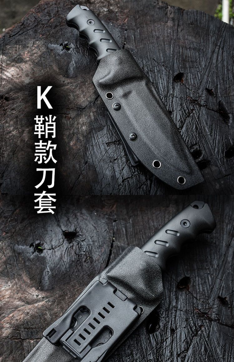 Wolverine Dao tự vệ Vũ khí lạnh ngoài trời Dao sinh tồn ngoài trời Dao sắc bén Di động kiếm sống sót Chiến thuật quân sự Dao thẳng - Công cụ Knift / công cụ đa mục đích