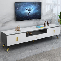 Light luxury TV cabinet coffee table combination simple modern small apartment living room simple wall cabinet Nordic home TV cabinet