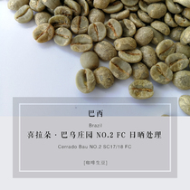 Coffee Green Beans Brazil Hilado Bau Manor Sun NO 2 SC17 18 FC Coffee beans Green beans 1kg