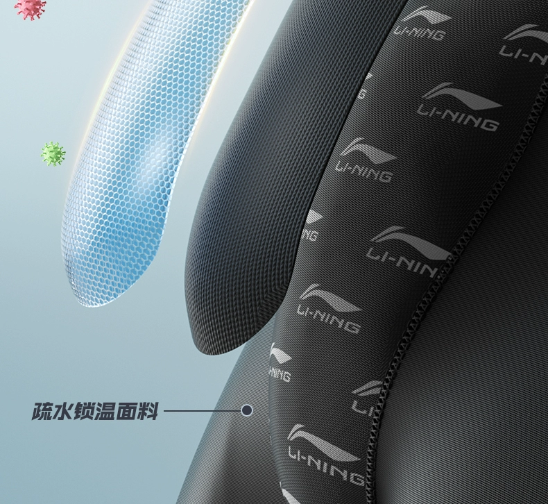 Quần bơi Li Ning quần bơi nam chống xấu hổ đồ bơi nam suối nước nóng boxer năm điểm cỡ lớn mới đồ bơi chuyên nghiệp do boi nam áo tắm xuân thu 3 2