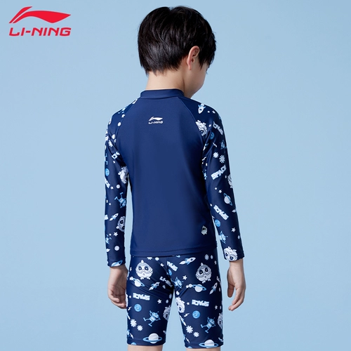 Li Ning, раздельный детский купальник для мальчиков, штаны, коллекция 2022, подходит для подростков