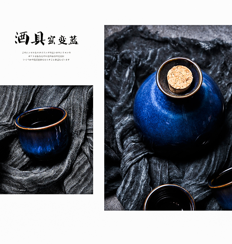 rượu sake Nhật Bản gốm bộ đồ màu trắng với rượu sake nhỏ tách tinh thần cốc cốc nhỏ để uống rượu flagon phụ đốt flagon - Rượu vang kệ để rượu vang