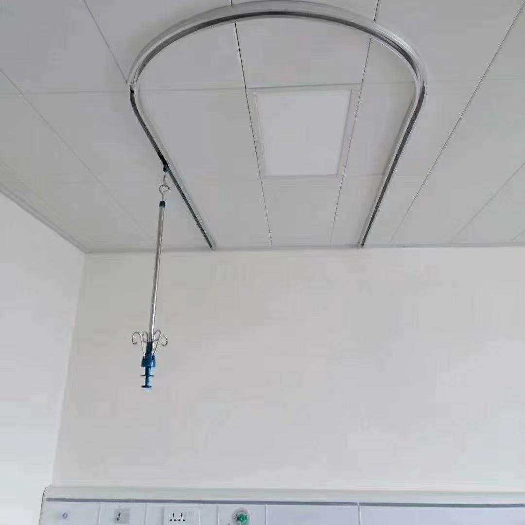 医院用不锈钢天轨输液架吊杆点滴架吊瓶架输液轨道 悬挂输液架