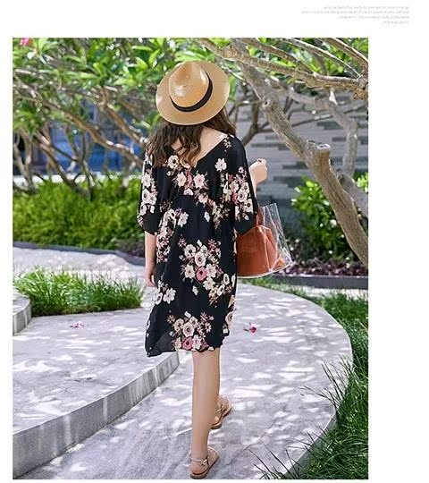 Đồ bơi cỡ lớn nữ béo mm200 kg che bụng ngực lớn bikini ba mảnh giảm béo cộng với phân bón để tăng suối nước nóng - Bikinis bộ quần áo bơi dài tay nữ