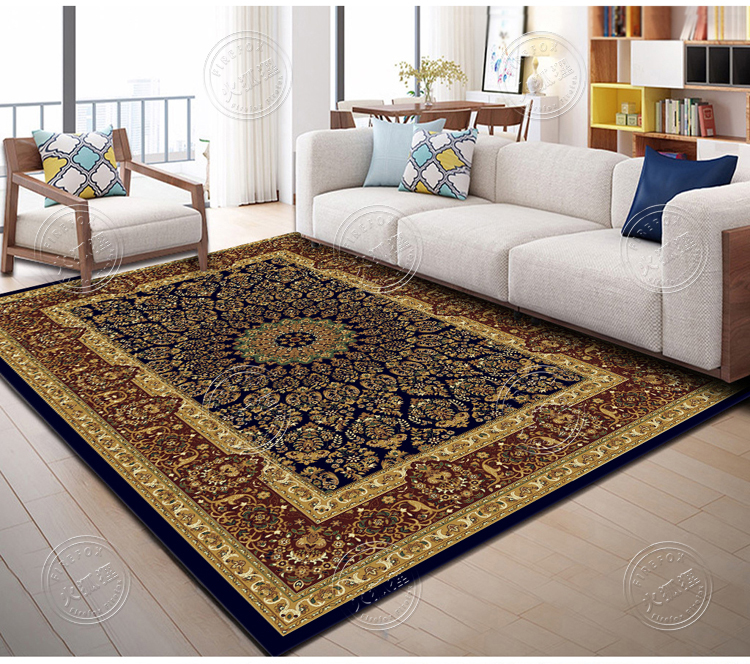 tòa án châu Âu phức tạp cổ điển sofa Iran thảm Ba Tư phòng khách bàn cà phê bàn ​​ngủ cạnh giường đệm tiểu học - Thảm thảm 3d phòng khách
