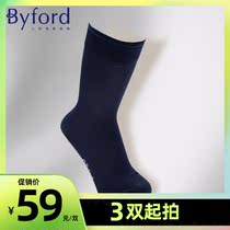 Byford Budafu Mens cotton knit Silo Business Socks Multicolored Four Seasons 9538