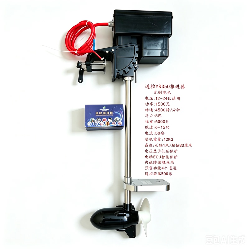 Kayak Remote Control Electric Thruster Brushless Motor High Power Strong Underwater Thruster Kayak Canoe Kayak Remote Control Electric Thruster Brushless Motor High Power Strong Underwater Thruster Kayak Canoe