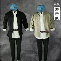 Ancient peasant vest performance clothing a rural farmer in northern Shaanxi Abao costumes traitors clothing traitors